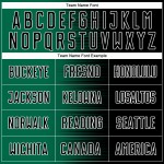 Benutzerdefiniertes schwarzes Kelly Green-White Gradient Line Sublimation Fußballuniformtrikot Benutzerdefiniertes schwarzes Kelly Green-White Gradient Line Sublimation Fußballuniformtrikot