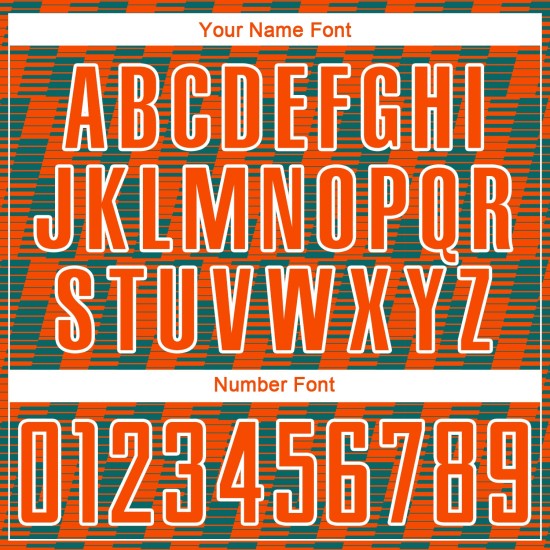 Benutzerdefiniertes orange-blaugrün-weißes Sublimations-Fußballtrikot Benutzerdefiniertes orange-blaugrün-weißes Sublimations-Fußballtrikot