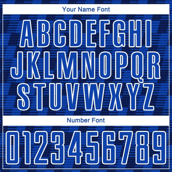 Benutzerdefiniertes Navy Thunder Blau-Weiß Line Sublimation Fußballuniform-Trikot Benutzerdefiniertes Navy Thunder Blau-Weiß Line Sublimation Fußballuniform-Trikot