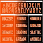 Benutzerdefinierte schwarz orange-weiß Gradientenlinie Sublimation Fußballuniform Trikot Benutzerdefinierte schwarz orange-weiß Gradientenlinie Sublimation Fußballuniform Trikot