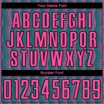 Benutzerdefiniertes blaugrün-rosa-schwarzes geometrisches Sublimations-Fußballuniformtrikot Benutzerdefiniertes blaugrün-rosa-schwarzes geometrisches Sublimations-Fußballuniformtrikot