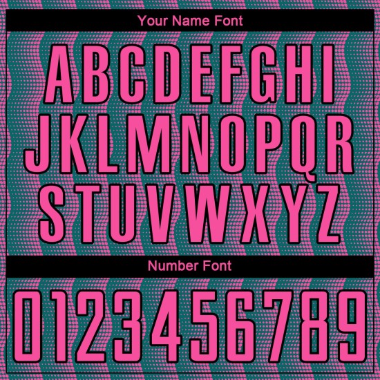 Benutzerdefiniertes blaugrün-rosa-schwarzes geometrisches Sublimations-Fußballuniformtrikot Benutzerdefiniertes blaugrün-rosa-schwarzes geometrisches Sublimations-Fußballuniformtrikot