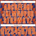 Benutzerdefiniertes Fußballtrikot mit Sublimationsdruck in Königsblau und Weiß Benutzerdefiniertes Fußballtrikot mit Sublimationsdruck in Königsblau und Weiß