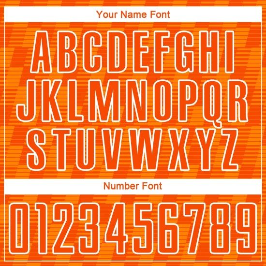 Benutzerdefiniertes Orange Bay Orange-Weiß-Linien-Sublimations-Fußballtrikot Benutzerdefiniertes Orange Bay Orange-Weiß-Linien-Sublimations-Fußballtrikot