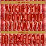 Benutzerdefiniertes rot-altgold-weißes geometrisches Sublimations-Fußballtrikot