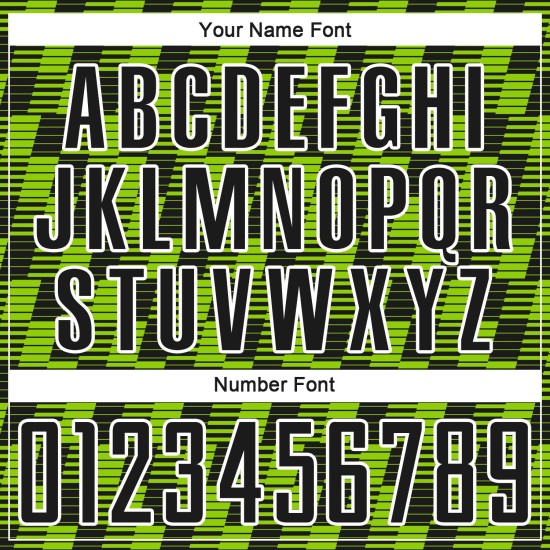 Benutzerdefiniertes schwarz-neongrün-weißes Sublimations-Fußballtrikot Benutzerdefiniertes schwarz-neongrün-weißes Sublimations-Fußballtrikot