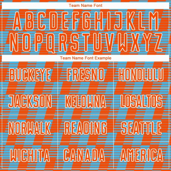 Benutzerdefiniertes orange-himmelblau-weißes Sublimations-Fußballtrikot Benutzerdefiniertes orange-himmelblau-weißes Sublimations-Fußballtrikot