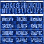 Benutzerdefiniertes Navy Thunder Blau-Weiß Line Sublimation Fußballuniform-Trikot Benutzerdefiniertes Navy Thunder Blau-Weiß Line Sublimation Fußballuniform-Trikot