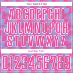 Benutzerdefiniertes rosa hellblau-weißes Sublimations-Fußballtrikot Benutzerdefiniertes rosa hellblau-weißes Sublimations-Fußballtrikot