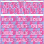 Benutzerdefiniertes rosa hellblau-weißes Sublimations-Fußballtrikot Benutzerdefiniertes rosa hellblau-weißes Sublimations-Fußballtrikot