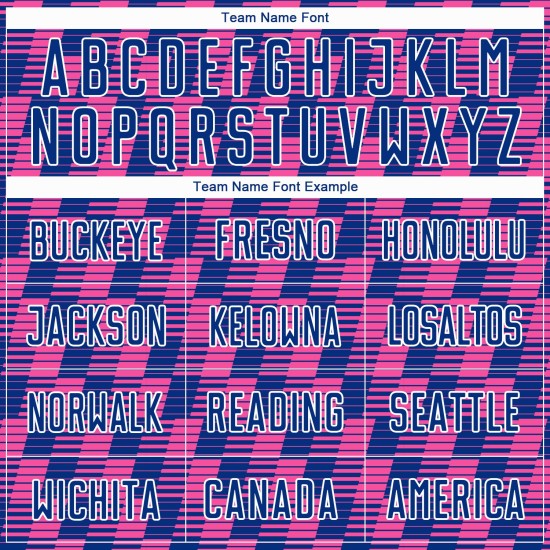 Benutzerdefiniertes Royal Pink-White Line Sublimation Fußballuniform-Trikot