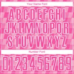 Benutzerdefiniertes rosa hellrosa-weißes Sublimations-Fußballtrikot Benutzerdefiniertes rosa hellrosa-weißes Sublimations-Fußballtrikot