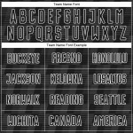 Benutzerdefiniertes Sublimations-Fußballtrikot in Schwarz und Weiß Benutzerdefiniertes Sublimations-Fußballtrikot in Schwarz und Weiß