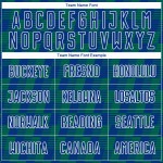 Benutzerdefiniertes Royal Kelly Grün-Weiß Line Sublimation Fußballuniform-Trikot Benutzerdefiniertes Royal Kelly Grün-Weiß Line Sublimation Fußballuniform-Trikot