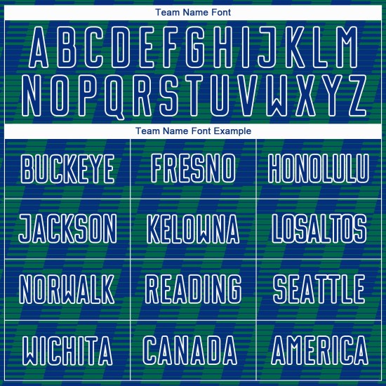 Benutzerdefiniertes Royal Kelly Grün-Weiß Line Sublimation Fußballuniform-Trikot Benutzerdefiniertes Royal Kelly Grün-Weiß Line Sublimation Fußballuniform-Trikot